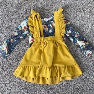 Girls Boutique Jumper Dress Set